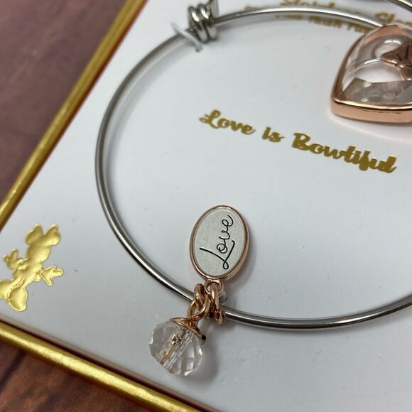 DISNEY SILVER CHARM NECKLACE &O67 - Picture 2 of 4